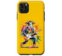 Animal Rockband Leader - La vache joue de la guitare 1 - Fan Fun Coque pour iPhone 11 Pro Max