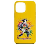 Animal Rockband Leader - La vache joue de la guitare 1 - Fan Fun Coque pour iPhone 13 Pro Max