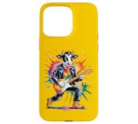 Animal Rockband Leader - La vache joue de la guitare 1 - Fan Fun Coque pour iPhone 15 Pro Max