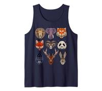 Animal Safari Animal Wildlife Graphic Go Wild Forest Jungle Animals Débardeur