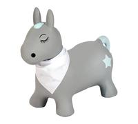 Animal sauteur gonflable gris - poney TU