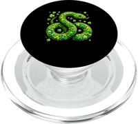 Animal Serpent Irlandais trèfle Vert trèfle Jour Patricks PopSockets PopGrip pour MagSafe