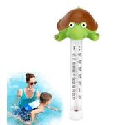 Animal Shape Thermometer - Swimming Pool Gauge for Spa Use | PC Body with Clear Large Display, Flamingo Turtle Style, Accurate Reading Range -10 to 50 Degrees, Fun Accessory for Hot Tubs