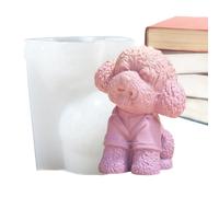 Animal Shaped Soap Molds - Silicone Casting Molds | Epoxy Resin Moulds | Reusable Plaster Moulds for Wedding Home Table Decor, 3D Cat Dog Candle Making Supplies, Silicone Mold for Festive Ornaments