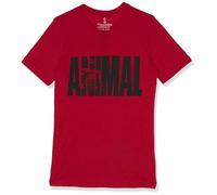 Animal T-shirt emblématique M-stak Premium, rouge, taille M