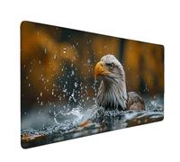 Animal Tapis de Souris Rivière Tapis de Souris XXL 600 x 300 mm Mouse Pad Gaming en Caoutchouc Antidérapant et Imperméable Desk Mat pour Ordinateur Portable, Maison, Gamer, Accessoires Bureau p6041