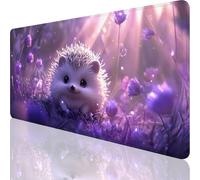 Animal Tapis de Souris XXL 800 x 400 mm,Grand Tapis de Souris Hérisson Design avec Bords Cousus 3mm,Mouse Pad Gaming Accessoire Bureau Desk Decoration,Imperméable Résistant à Usure Lavable,Gifts,o-270