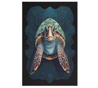 Animal Tortue Puzzles en Bois, De Décompression Puzzle, pour Adultes Enfants 1000 Pièces Jouets De Décompression （78×53cm）