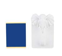 Animal Wall Hooks | Synthetic Coat Hangers & Key Holder with Deer/Rhinoceros/Elephant Design | Vintage Home Decor for Entryway, Bedroom, Office (Elephant)