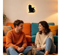 Animal Wall Sconce, Cat Wall Sconce Light, Sound Sensor Walls Light