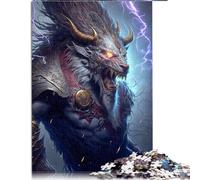 Animal Warrior Puzzles de 1000 pièces pour Adultes et Enfants en Carton recyclé pour Adultes et Enfants de 12 Ans et Plus 26 x 37 cm