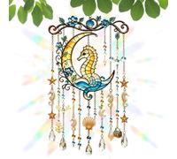 Animal Wind Chime Decorative Clear Sun Catcher Hanging Ornament