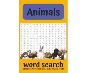 Animal Word Search Book: Animal Word Search Puzzles | 495 Unique animal Words to Boost Memory, Focus, and Vocabulary While Having Fun| 6x9 inches, 110 ... gifts for on holiday, vacations or free time.