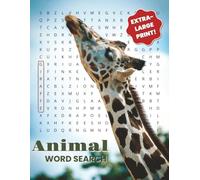 Animal Word Search Extra Large Print: 57 All-Direction Puzzles with 15 Animal Words Each, Plus 5 Bonus Forest Crosswords and Fun Animal Facts | For ... |Relaxing Brain Games for Stress Relief