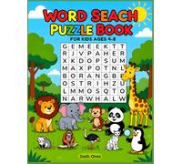 Animal Word Search for Kids Ages 4-8: 52 Fun & Easy Puzzles to Boost Vocabulary and Learning