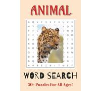 Animal Word Search Puzzle Book: Word Searches with Easy to Read Print about Animals, Wild Animals, Farm Animals and More | 6x9 inches, 110 pages | 50+ ... Vacations, Holidays, Free Time, and Gifting