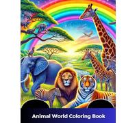 Animal World Coloring Book: Discover the Beauty of Wildlife Through Creative Coloring
