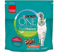 Animalerie PURINA One - Chat Dual Nature Stérilisé Boeuf Spiruline 1.4Kg - Lot De 2 - Vendu par Lot