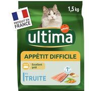 Animalerie Ultima - Chat Appétit Difficile 1.5Kg - Lot De 3