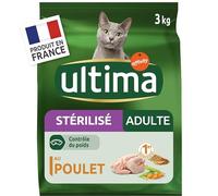 Animalerie Ultima - Chats Sterilises Poulet 3Kg - Le Lot De 2
