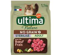 Animalerie Ultima - No Grain Sterilisé Adult Boeuf 1.1Kg - Le Lot De 3