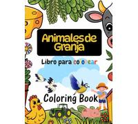 Animales de Granja: Libro de colorear de animales de granja