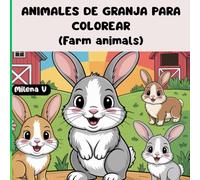 Animales de la granja - libro para colorear: Farm animals