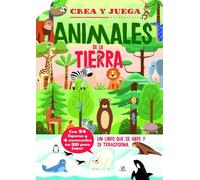 Animales de la Tierra: Con 24 figuras y 4 escenarios en 3D para jugar