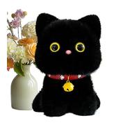 Animales De Peluche De Gato - Figura De Gatito Con Diseño De Campana De Dibujos Animados,Gatos De Peluche | Para Niños, Niñas, Niños, Adultos, Amantes De Las Mascotas, Navidad, Cumpleaños, Pascua, Col