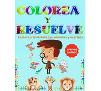 Animales del mundo: Acertijos y colores: LIBRO DE COLOREAR ANIMALES CON ADIVINANZAS