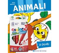 Animali. Ediz. illustrata. Con 6 pennarelli Jumbo Carioca