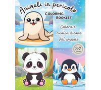 Animali in pericolo: Colora e ricalca il nome dell'animale