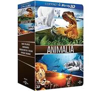 Animalia - Coffret - Ours polaires 3D + Dinosaures 3D, les géants de Patagonie + Prédateurs de l'océan 3D + Afrique sauvage 3D [Blu-ray 3D]