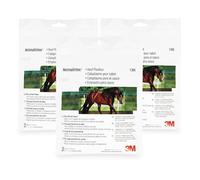 Animalintex Lot de 3 protège-sabots pour cheval 3M Equine pour plaies d'abcès et traitement du sabot - Forme de sabots prédécoupés