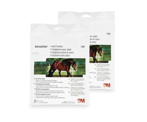 Animalintex Lot de 3 protège-sabots pour cheval 3M Equine pour plaies d'abcès et traitement du sabot - Forme de sabots prédécoupés