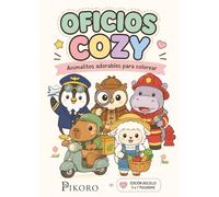 Animalitos Adorables para Colorear: Pequeño libro de bolsillo con 30 oficios cozy, dibujos grandes y fáciles para colorear en casa, en la playa o de vacaciones