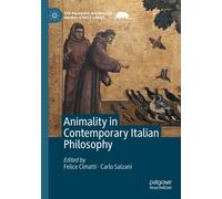 Animality In Contemporary Italian Philosophy