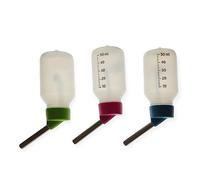 animallparadise - 3 biberons 50ml en Plastique pour Hamsters, Souris Coloris aléatoires