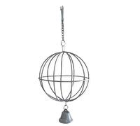 animallparadise - Boule à Foin Grise, ø 10cm à Suspendre pour Rongeur.