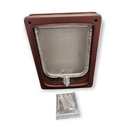 animallparadise - Chatière Tunnel 4 Positions Marron 19.8 x 25 cm pour Chat