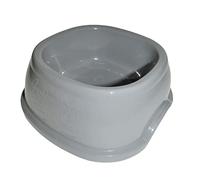 animallparadise - Ecuelle carrée 2 litres, Gris en Plastique, pour Chien