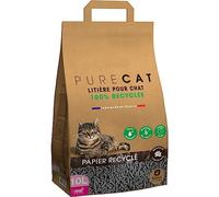animallparadise - Litière granulés compressés en Papier 100% recyclé, 10 litres, pour Chat