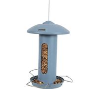animallparadise - Mangeoire Solo métal Bleu H Total 44 cm pour Oiseaux
