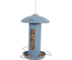 animallparadise - Mangeoire Solo métal Bleu H Total 44 cm pour Oiseaux