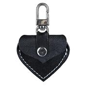 animallparadise - Porte adresse Forme cœur Noir pour Chien ou Chat. 5.5 x 5 cm