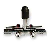 animallparadise - Robinet à air en métal avec 2 sorties pour aquarium.