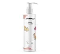 Animally Skin & Coat Oil 250 ML. Appétissant à Base d'Huile de Sardine 100% Pure en Spray, Prend Soin de la Santé de la Peau des Chiens et des Chats