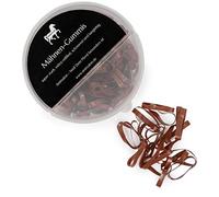 Animalon - Élastiques à crinière - Élastique pour coiffures de cheval - Tressage doux avec caoutchouc indéchirable - Accessoire de compétition idéal pour chevaux