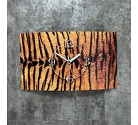 Animalprint fourrure tigre Horloge murale design horloges murales modernes silencieuses sans tic-tac DIXTIME 3D-0295