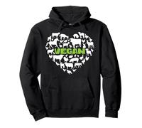 Animals are Friends not Food Vegan Life Vegetarian Lover Sweat à Capuche